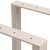 Kaszmirowe nogi do stołu 40×100 cm – detal profilu stalowego 40×20 mm