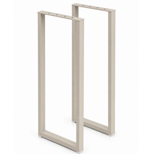 Kaszmirowe nogi metalowe 40×100 cm do stołu, wyspy i barku – komplet 2 szt.
