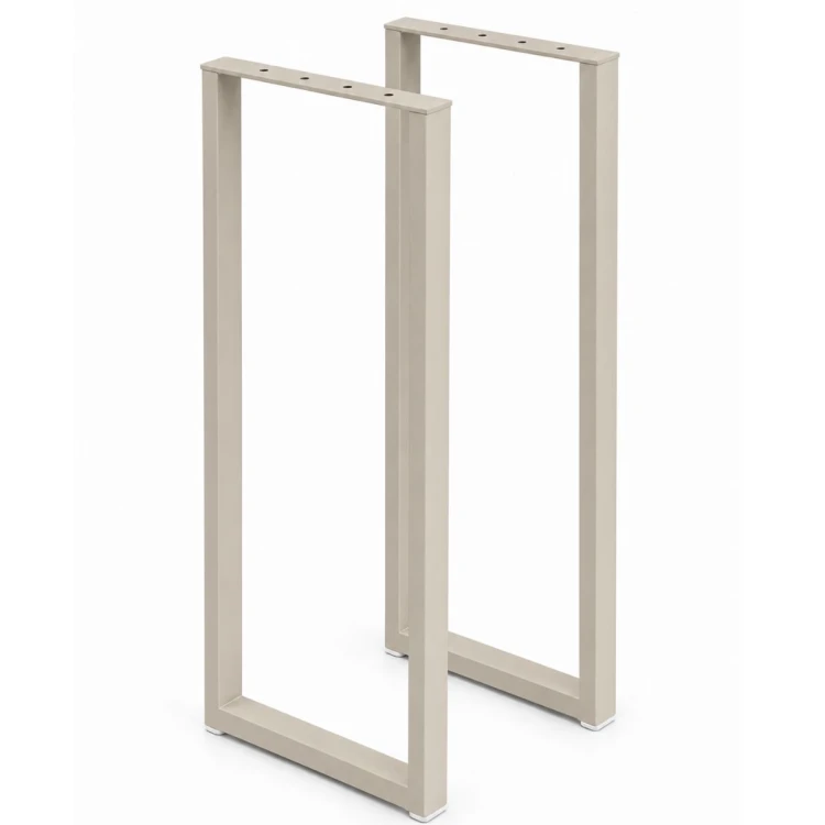 Kaszmirowe nogi metalowe 40×100 cm do stołu, wyspy i barku – komplet 2 szt.