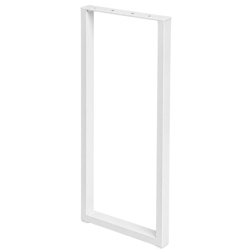 Biała noga metalowa 40×100 cm do wyspy, barku i stołu – 1 szt.