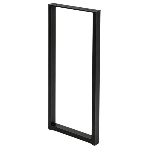 Czarna noga metalowa 40×100 cm do wyspy kuchennej i barku loft