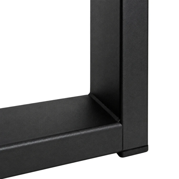 Czarna noga metalowa 40×100 cm – detal wykonania i wykończenia
