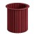 Noga metalowa ryflowana bordowa RAL 3005 Ø30×40 cm | STALWELD FOR HOME