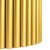 Złota noga metalowa ryflowana do stołu – detal stalowych rurek Ø25 mm GOLD MAT 92